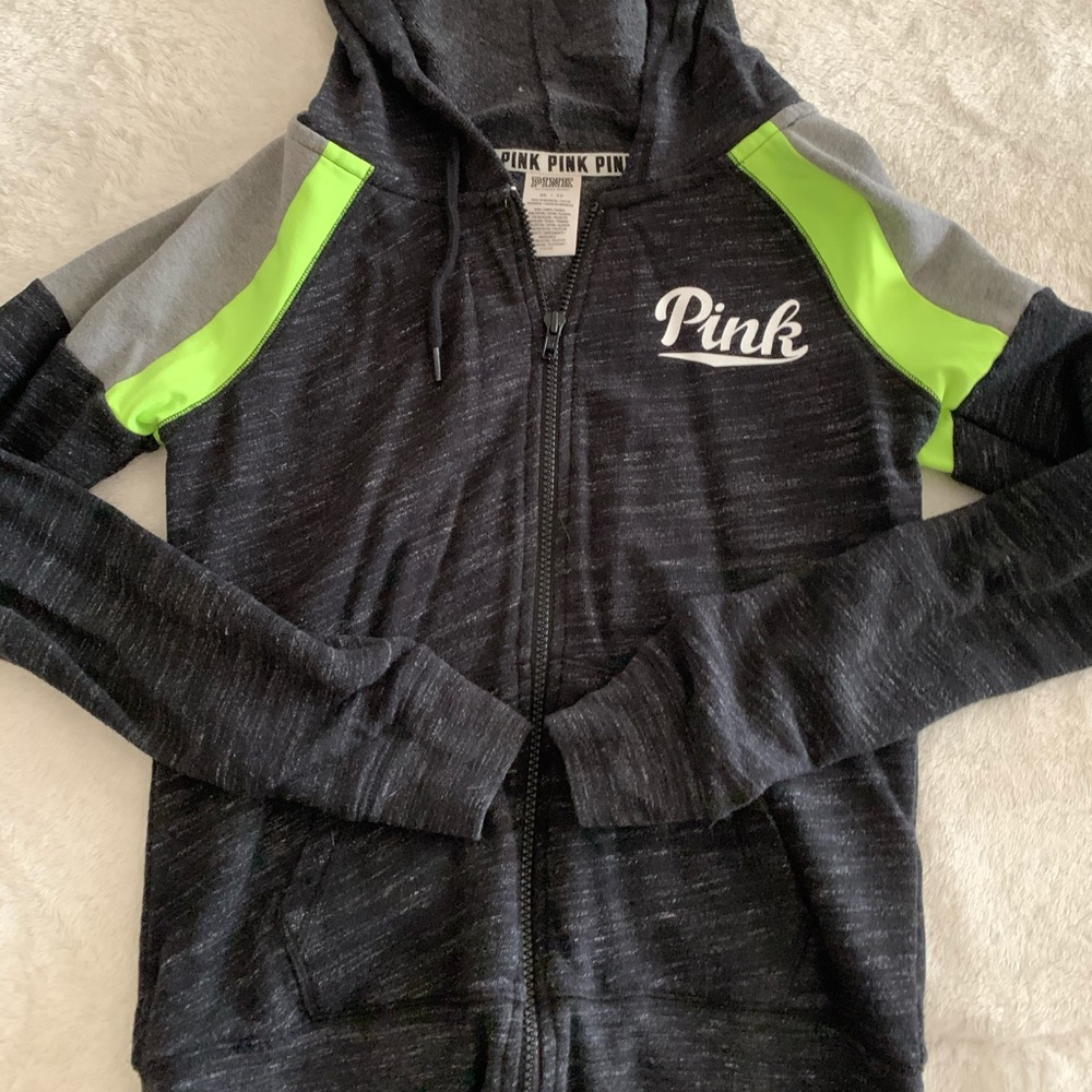 VS Pink zip up hoodie
